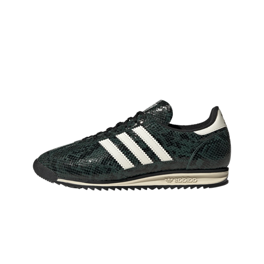 Overkicks - Adidas SL 72 OG Collegiate Green Snakeskin (JS3982) - vista lateral