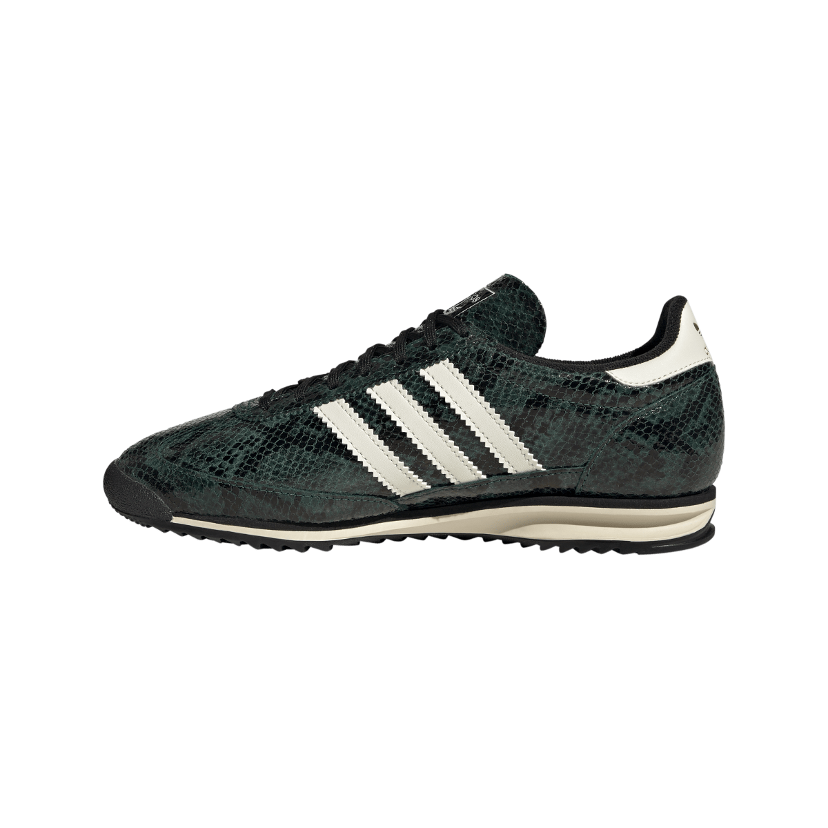 Overkicks - Adidas SL 72 OG Collegiate Green Snakeskin (JS3982) - detalle talón