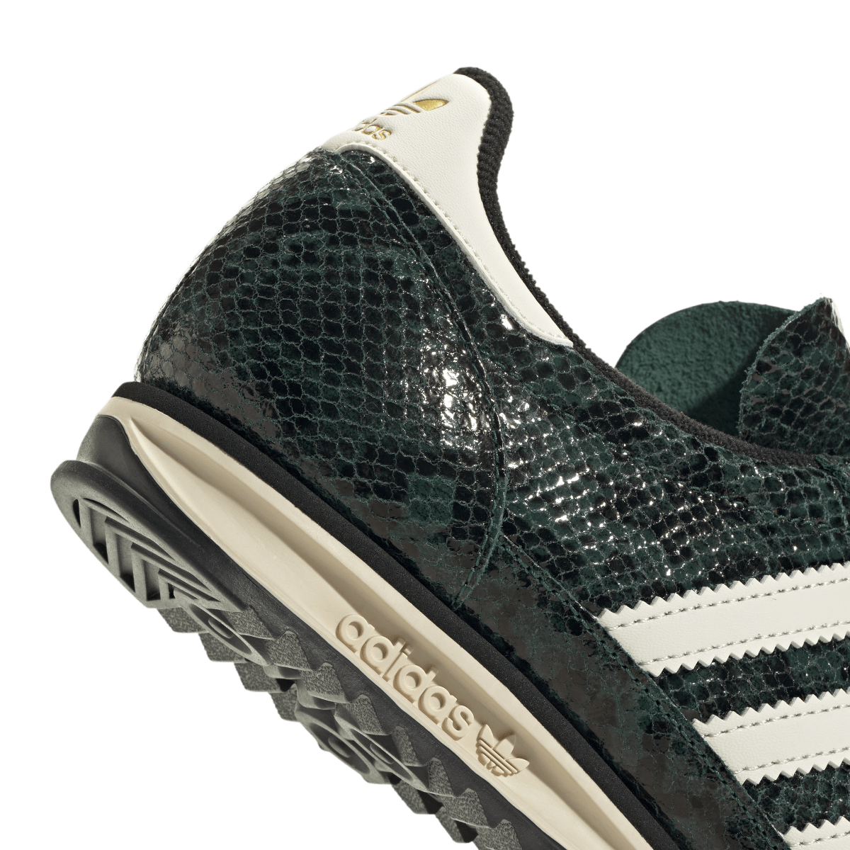 Overkicks - Adidas SL 72 OG Collegiate Green Snakeskin (JS3982) - detalle