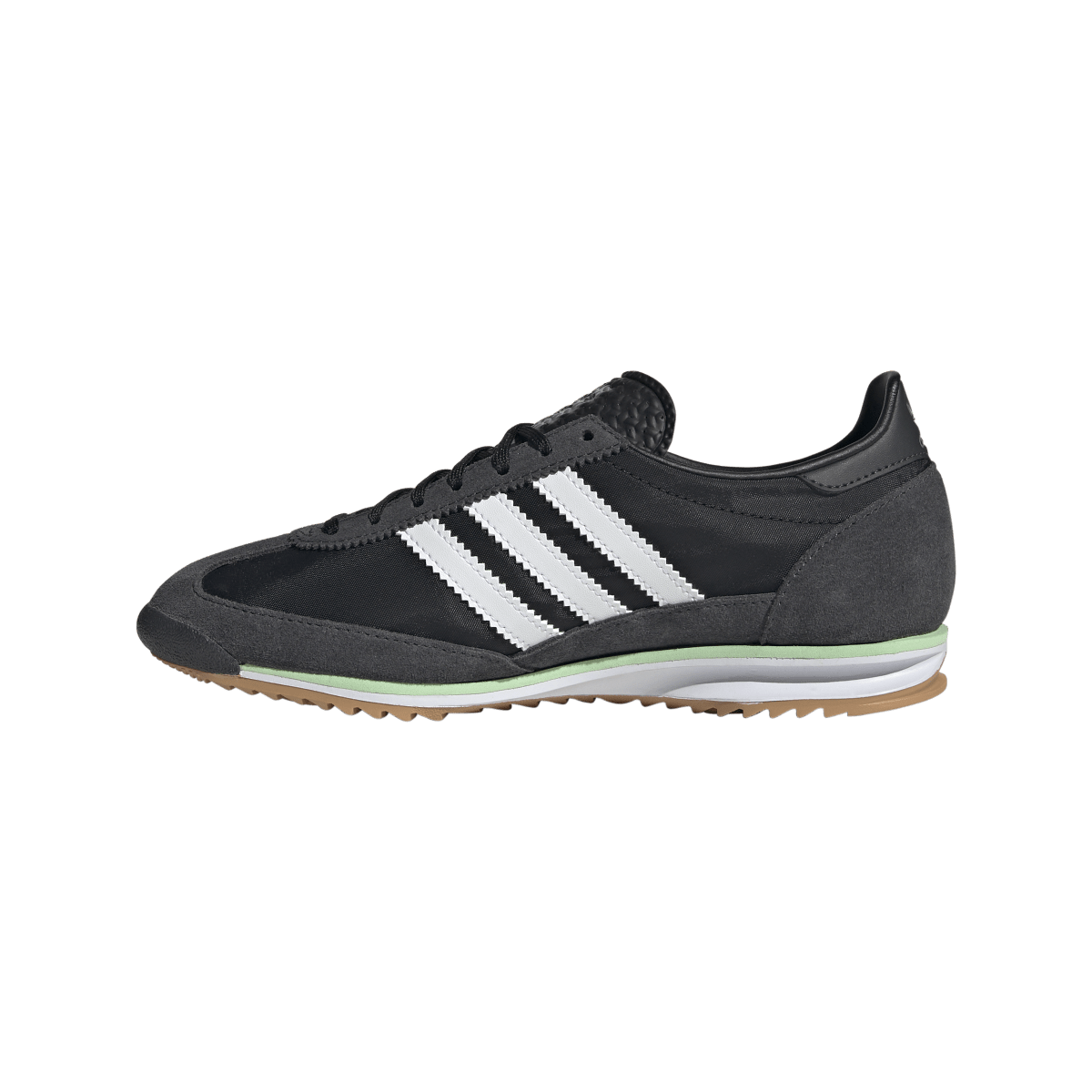 Overkicks - Adidas SL 72 OG Core Black Cloud White Carbon (JH7390) - detalle talón