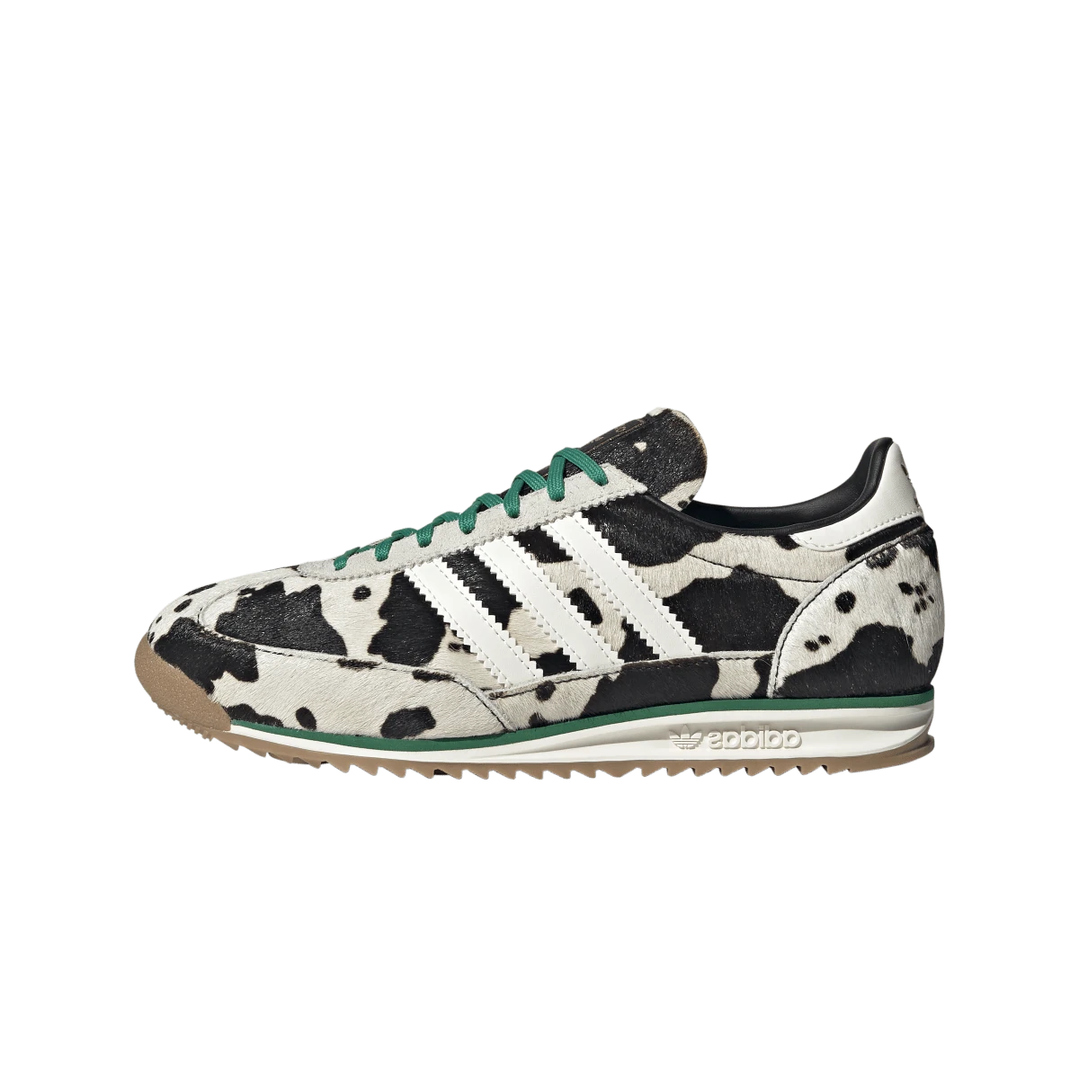 Overkicks - Adidas SL 72 OG Cow Print Black White (JR1639) - vista lateral