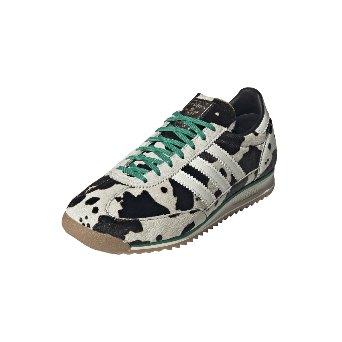 Overkicks - Adidas SL 72 OG Cow Print Black White (JR1639) - vista trasera