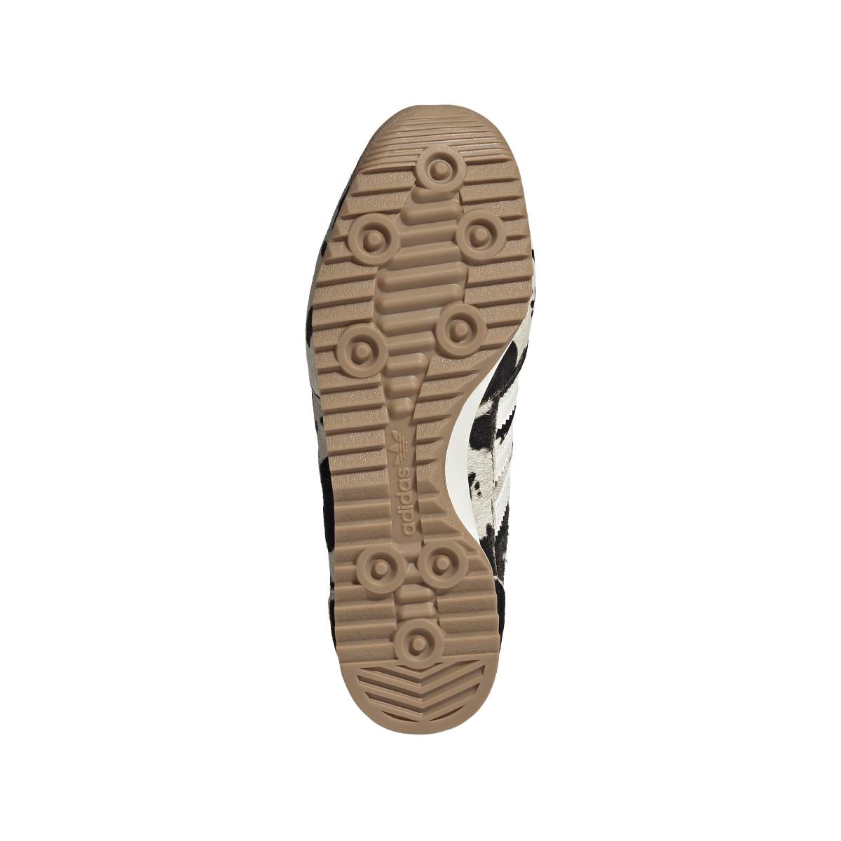 Overkicks - Adidas SL 72 OG Cow Print Black White (JR1639) - detalle suela