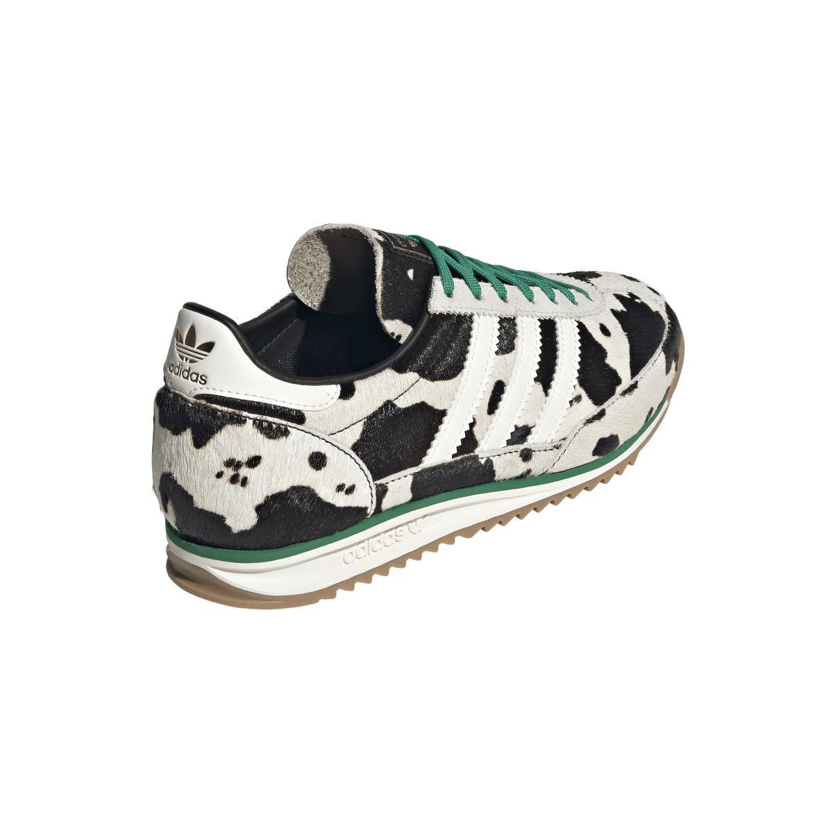 Overkicks - Adidas SL 72 OG Cow Print Black White (JR1639) - vista superior