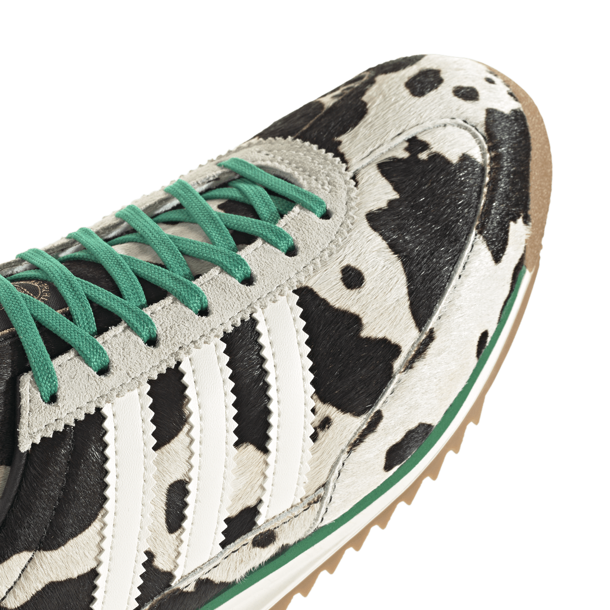 Overkicks - Adidas SL 72 OG Cow Print Black White (JR1639) - detalle