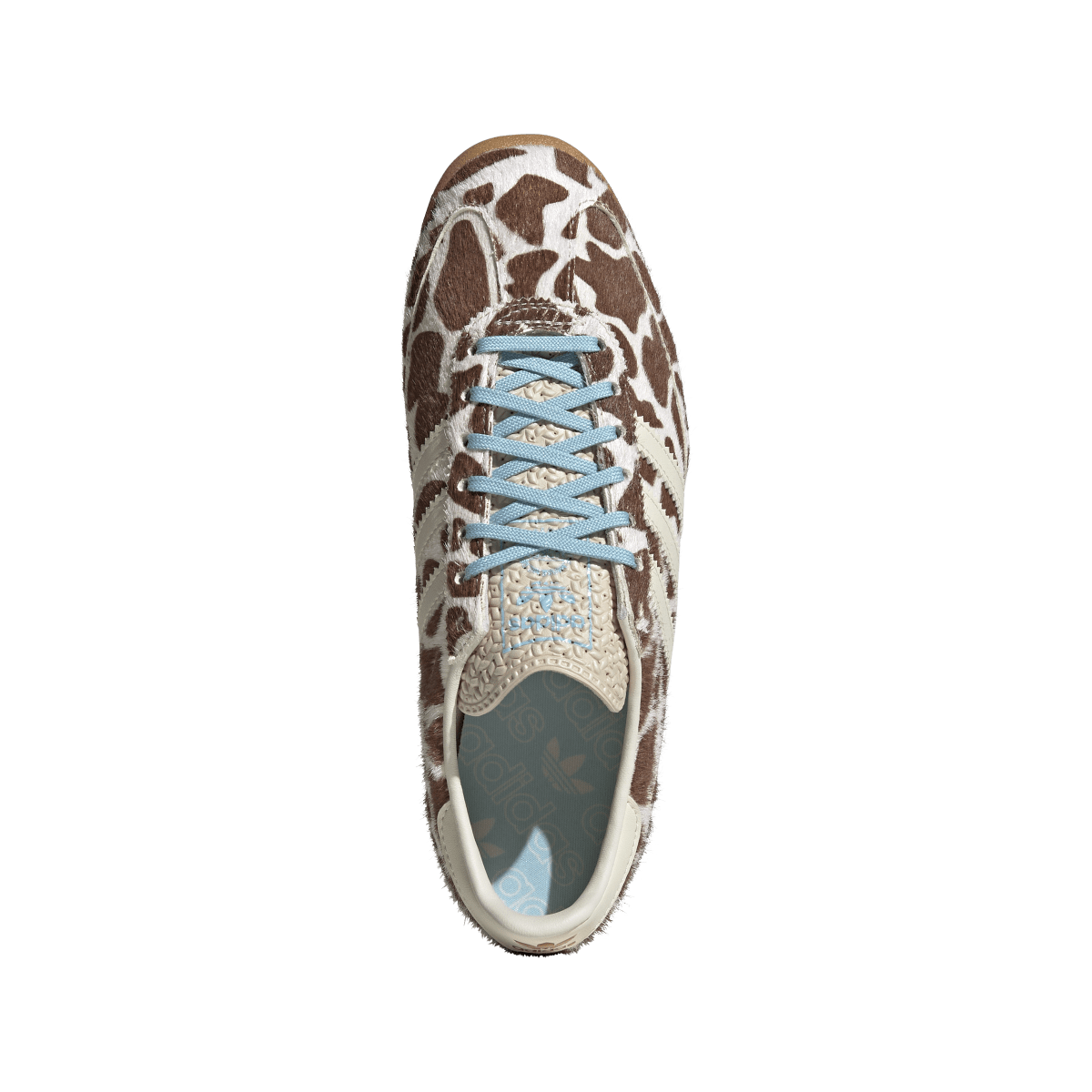 Overkicks - Adidas SL 72 OG Cow Print Crystal Linen (KH8967) - par completo