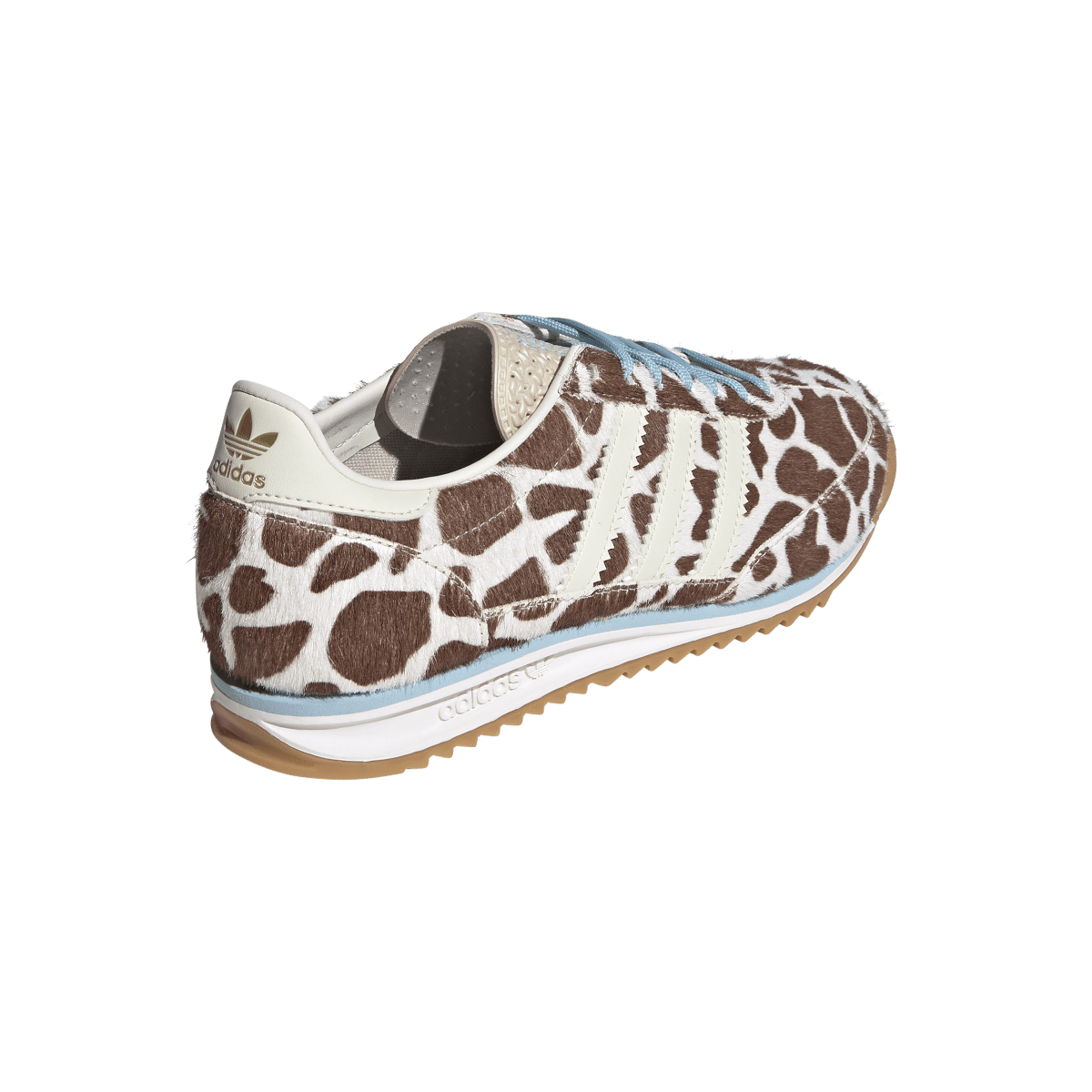 Overkicks - Adidas SL 72 OG Cow Print Crystal Linen (KH8967) - vista superior