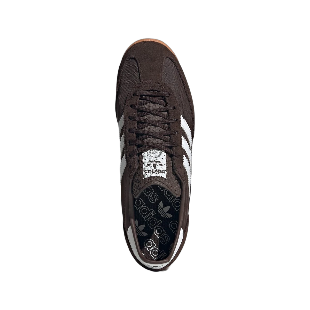 Overkicks - Adidas SL 72 OG Dark Brown White (JI0188) - vista trasera