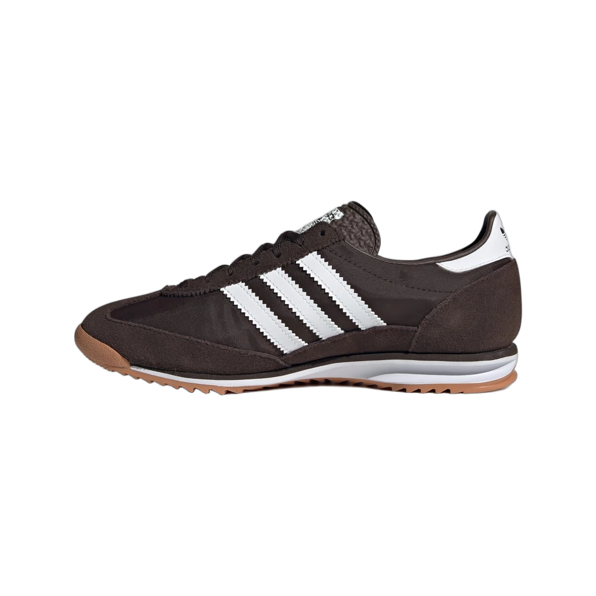 Overkicks - Adidas SL 72 OG Dark Brown White (JI0188) - detalle talón