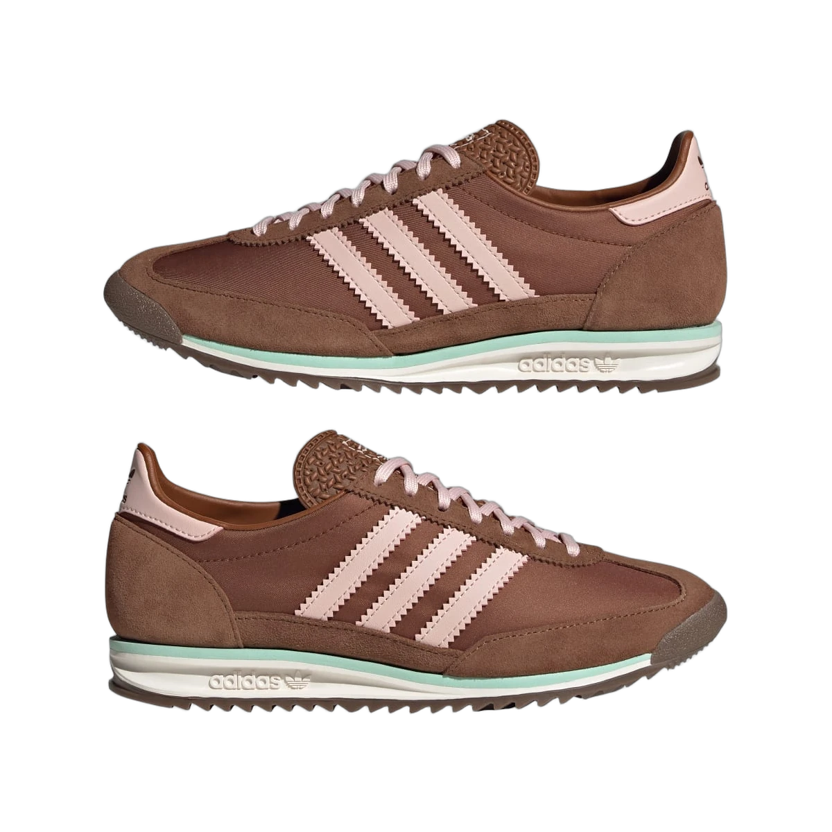 Overkicks - Adidas SL 72 OG Dusky Bronze Sandy Pink (IH4550) - detalle lateral interior