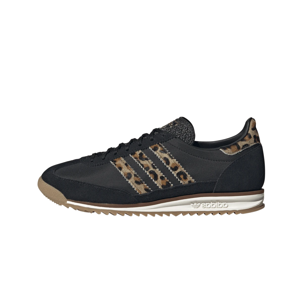 Overkicks - Adidas SL 72 OG Leopard Black Gum (JR1640) - vista lateral