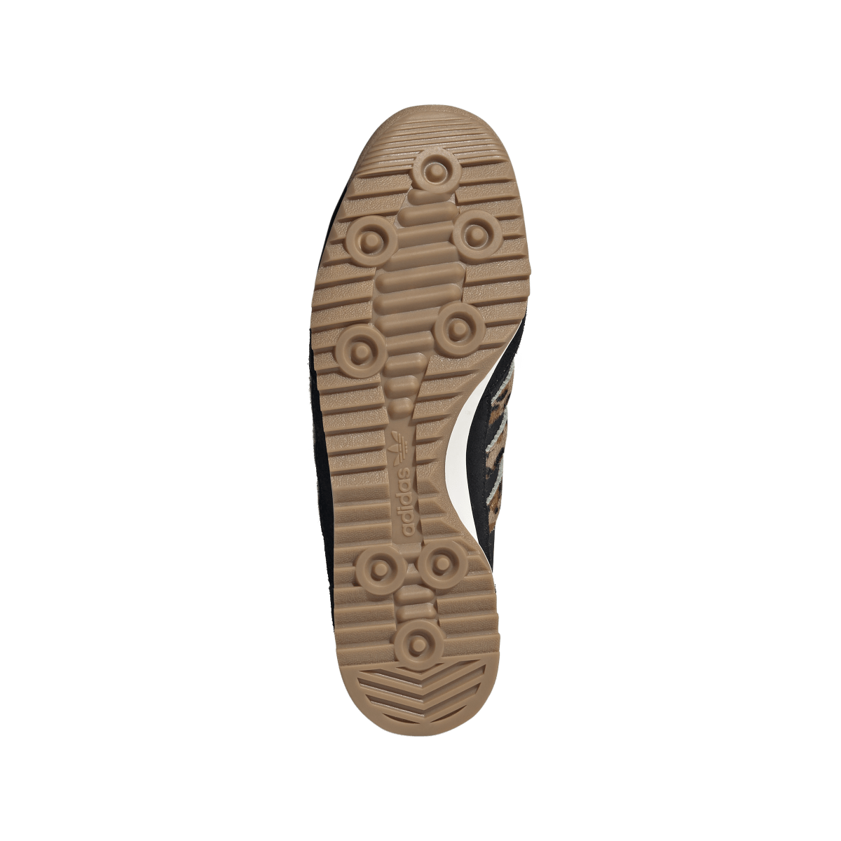 Overkicks - Adidas SL 72 OG Leopard Black Gum (JR1640) - detalle suela