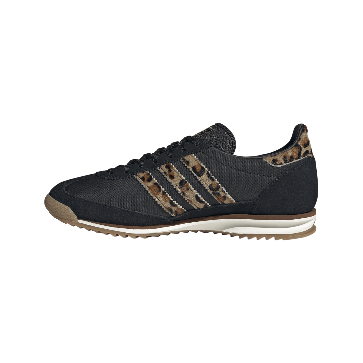 Overkicks - Adidas SL 72 OG Leopard Black Gum (JR1640) - detalle talón