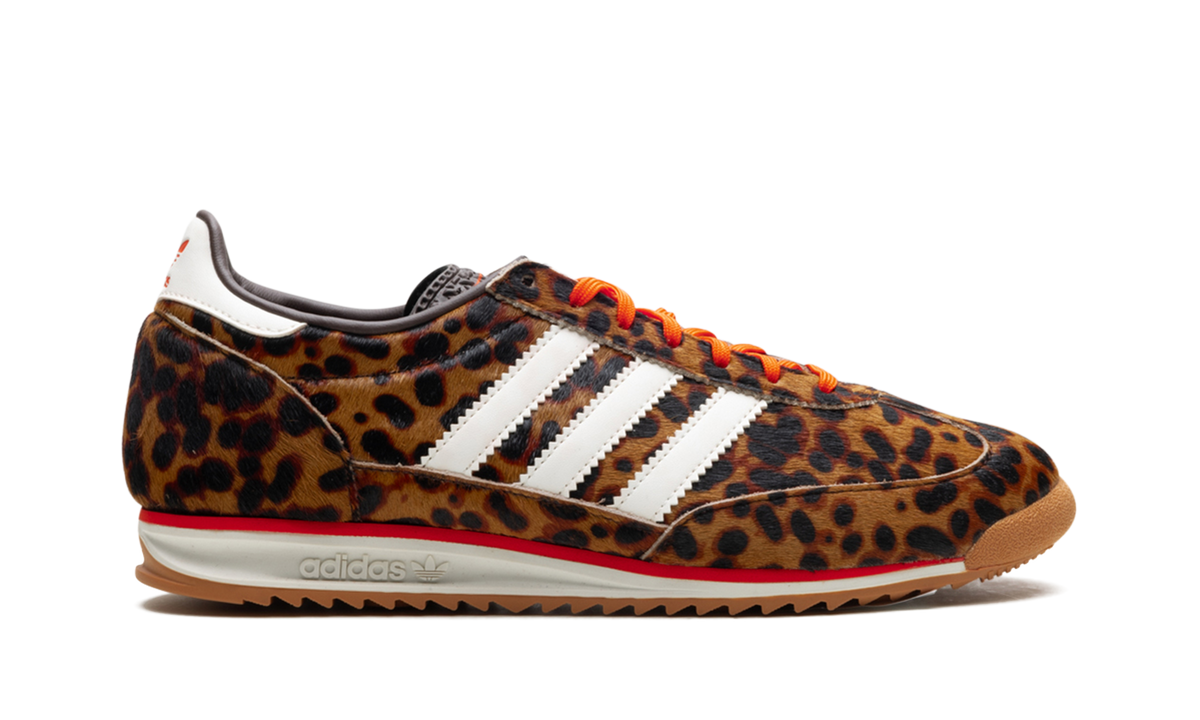 Overkicks - Adidas SL 72 OG Leopard Print (JI0189) - detalle talón