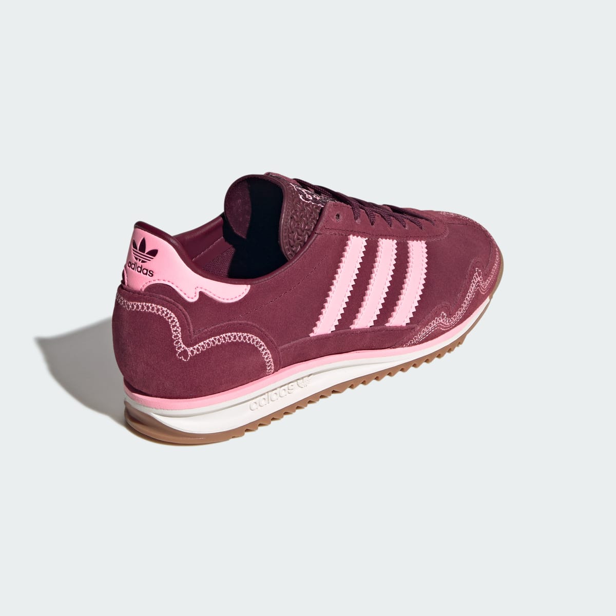 Overkicks - Adidas SL 72 OG Pink Spark Shadow Red (IH6684) - vista superior