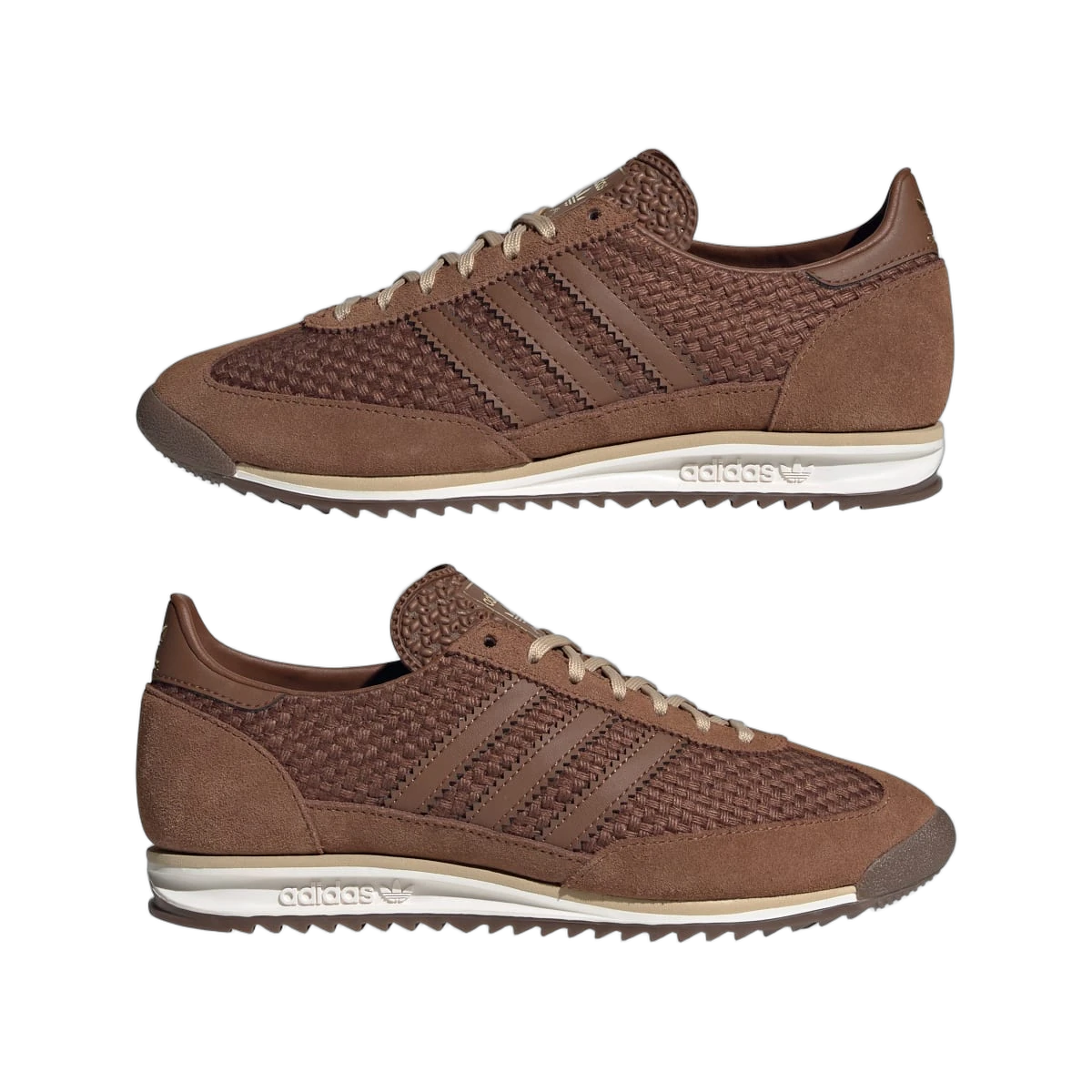 Overkicks - Adidas SL 72 OG Preloved Brown (HQ9284) - detalle lateral interior