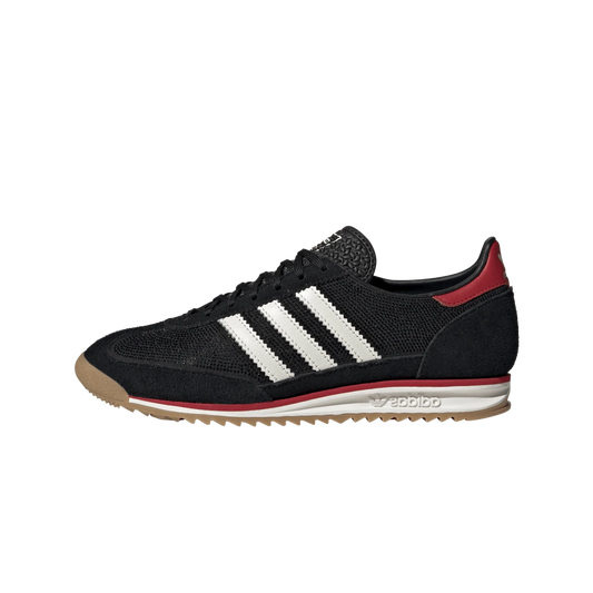 Overkicks - Adidas SL 72 OG Rhinestone Black Scarlet (IH9204) - vista lateral