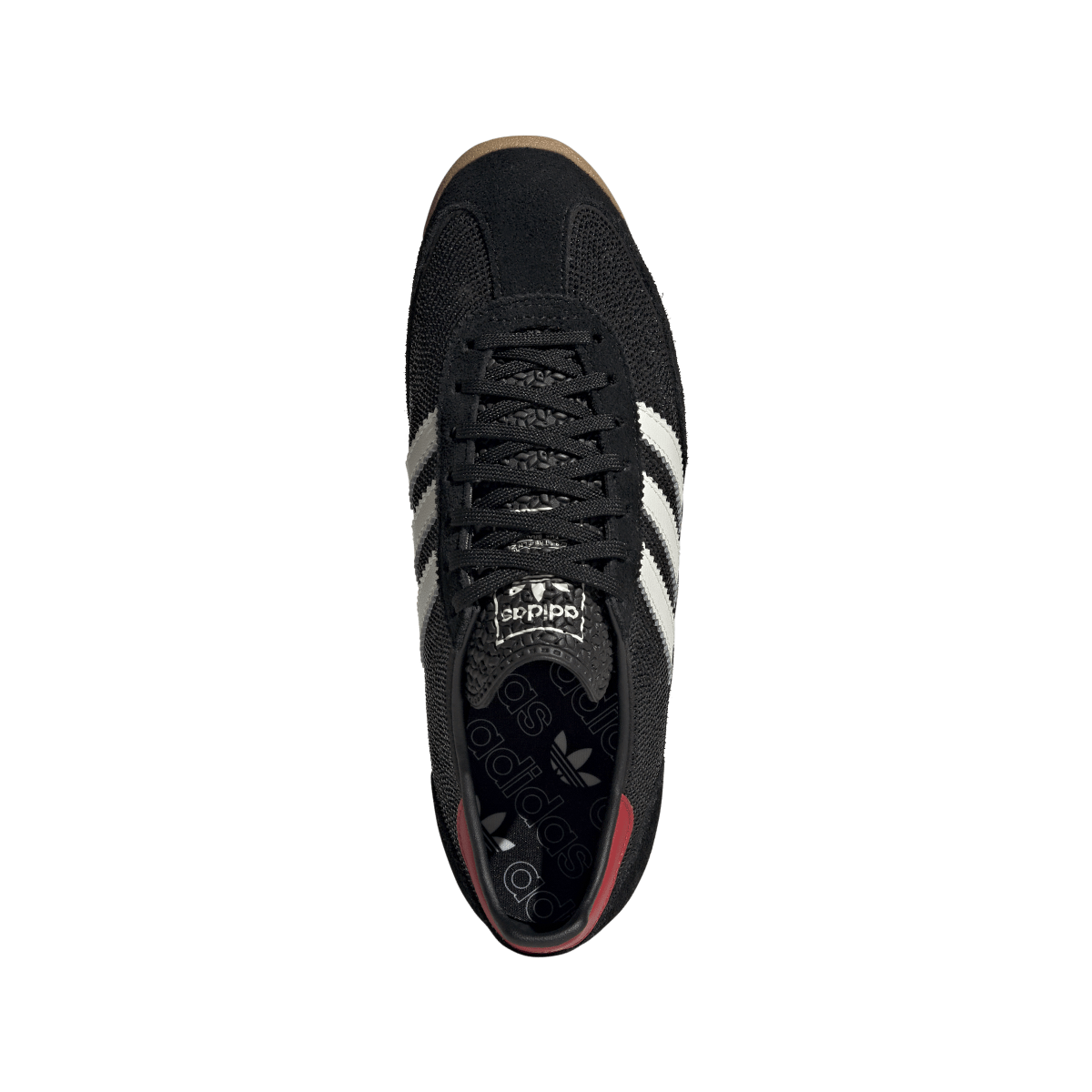 Overkicks - Adidas SL 72 OG Rhinestone Black Scarlet (IH9204) - par completo