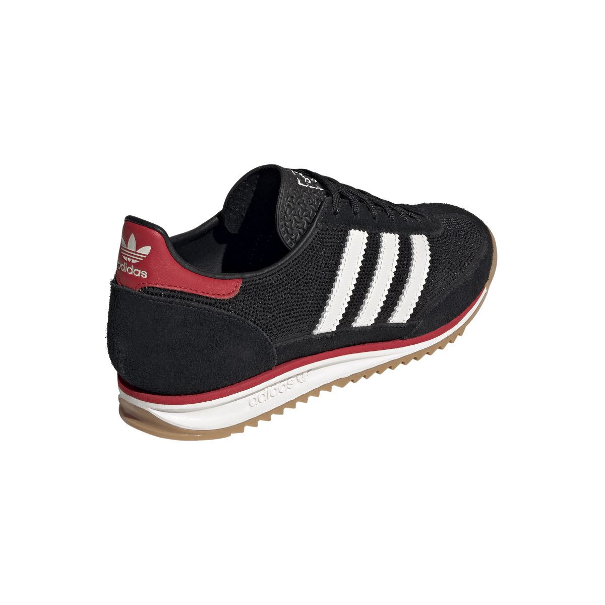 Overkicks - Adidas SL 72 OG Rhinestone Black Scarlet (IH9204) - vista superior