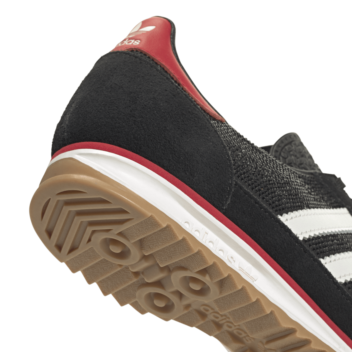 Overkicks - Adidas SL 72 OG Rhinestone Black Scarlet (IH9204) - detalle