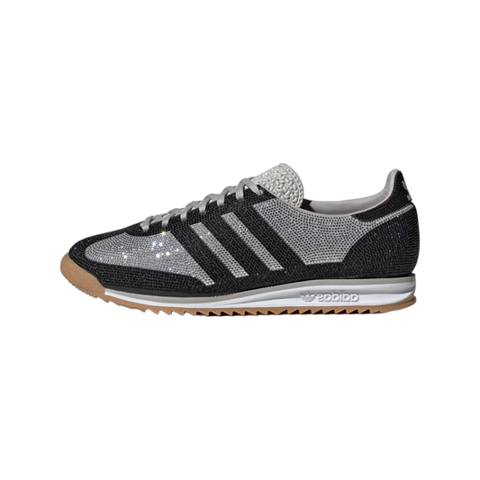 Overkicks - Adidas SL 72 OG Rhinestone Grey Black (KJ6151) - vista lateral
