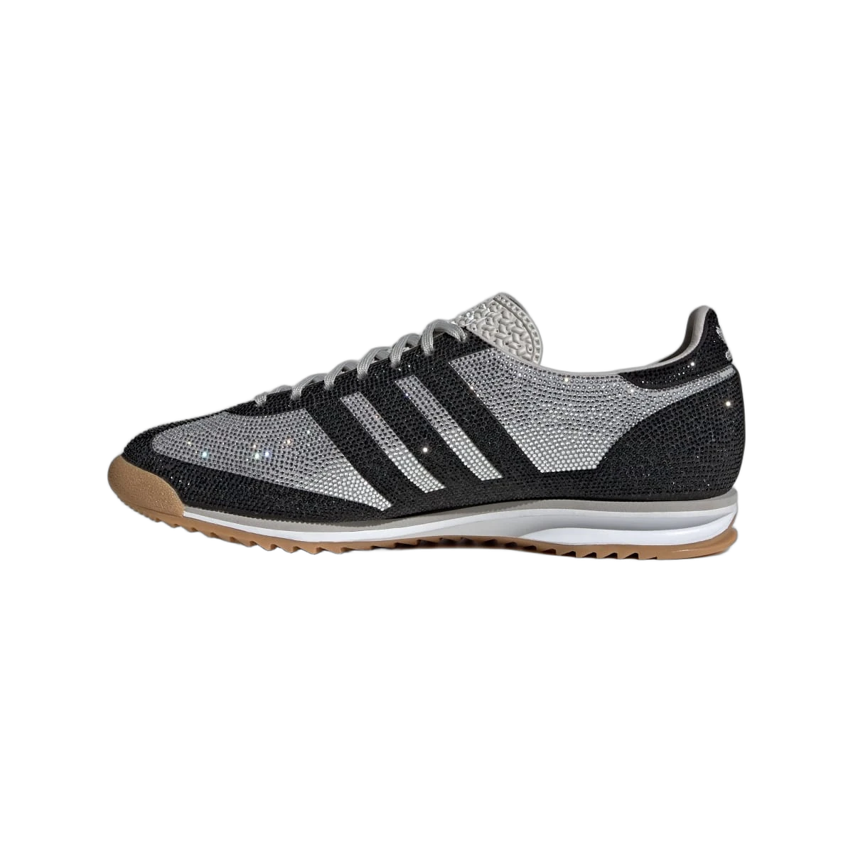 Overkicks - Adidas SL 72 OG Rhinestone Grey Black (KJ6151) - detalle talón
