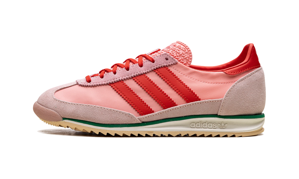 Overkicks - Adidas SL 72 OG Semi Pink Spark Red (JS0254) - vista lateral