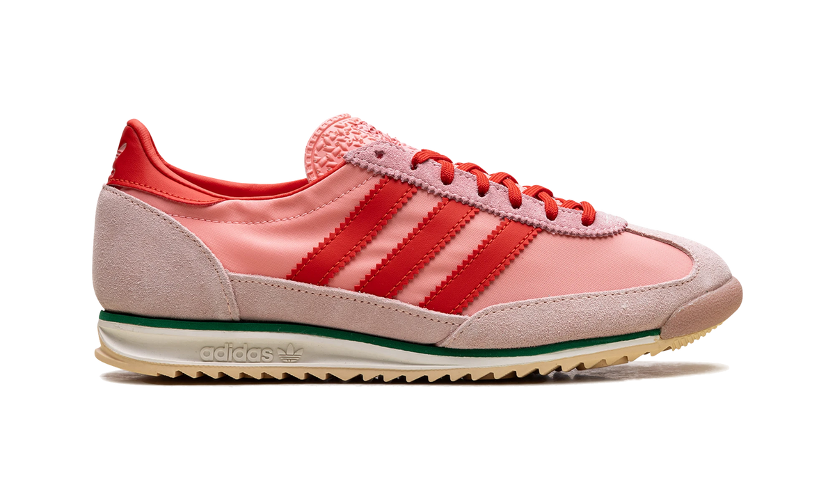 Overkicks - Adidas SL 72 OG Semi Pink Spark Red (JS0254) - detalle talón