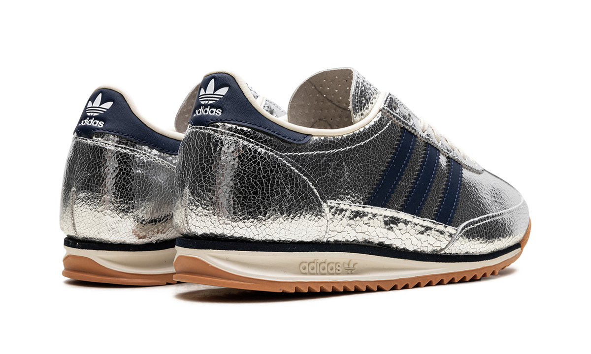 Overkicks - Adidas SL 72 OG Silver Metallic Collegiate Navy (JH8654) - par completo