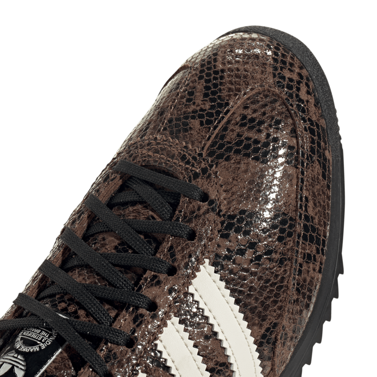 Overkicks - Adidas SL 72 OG Snakeskin Preloved Brown (JS3981) - detalle lateral interior