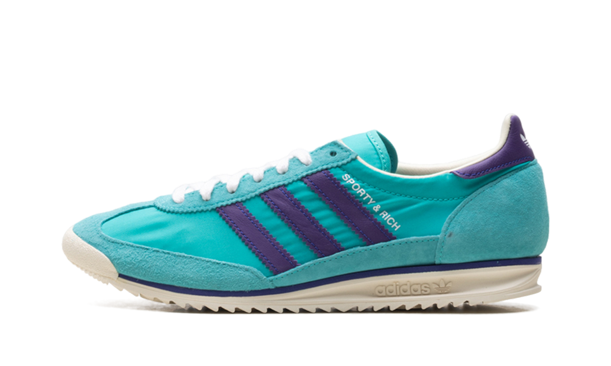 Overkicks - Adidas SL 72 OG Sporty & Rich Mint Rush (JS0261) - vista lateral