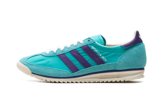 Overkicks - Adidas SL 72 OG Sporty & Rich Mint Rush (JS0261) - vista lateral