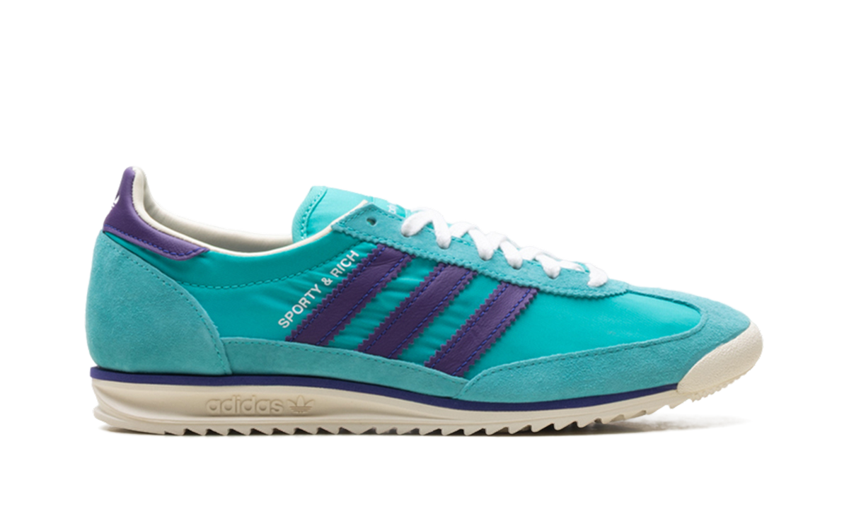 Overkicks - Adidas SL 72 OG Sporty & Rich Mint Rush (JS0261) - detalle talón