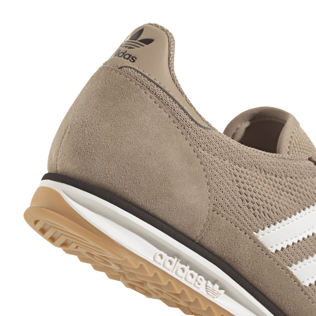 Overkicks - Adidas SL 72 OG Warm Sandstone Off White Gum (JQ8324) - detalle lateral interior