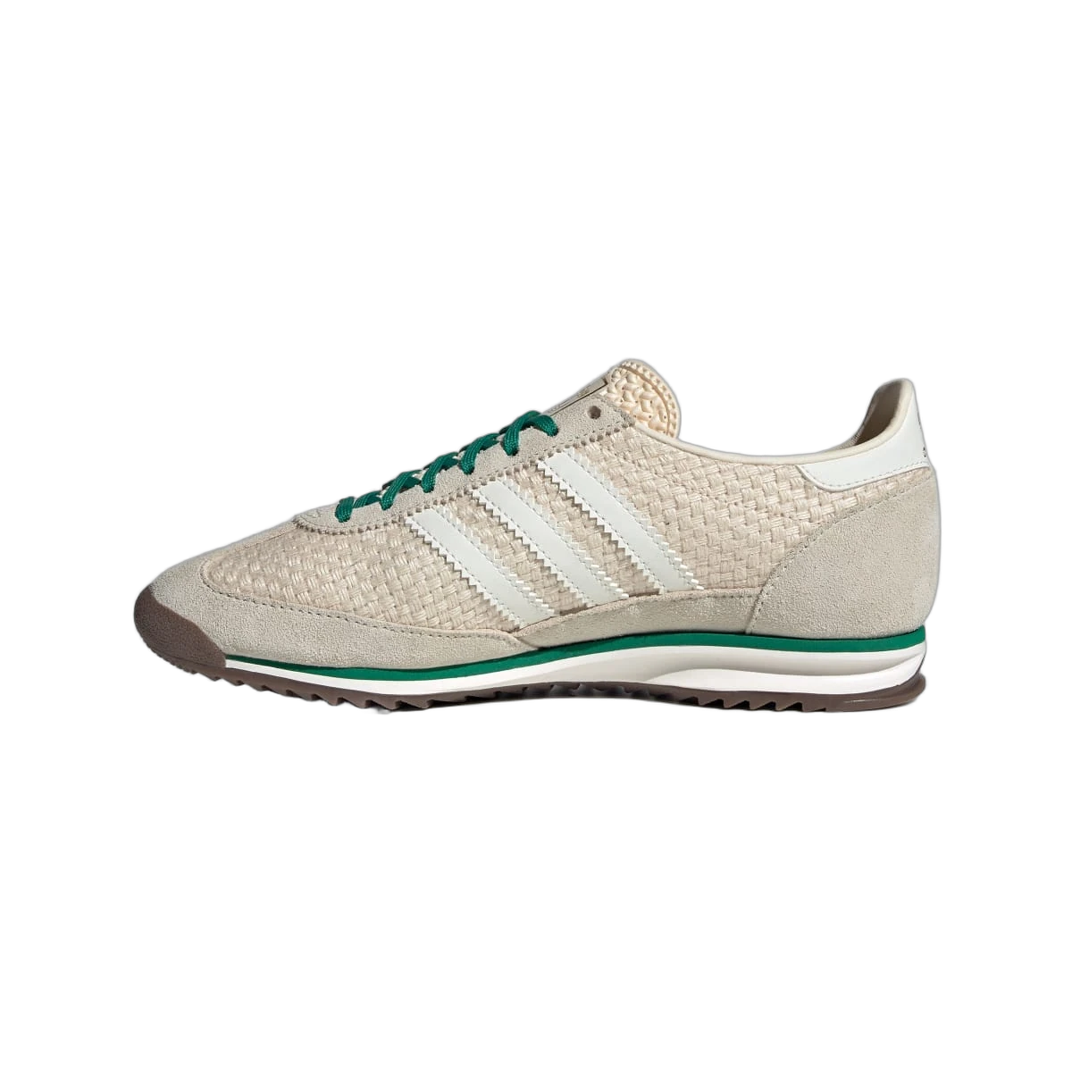 Overkicks - Adidas SL 72 OG Wonder White Off White Gum (IH9365) - detalle talón