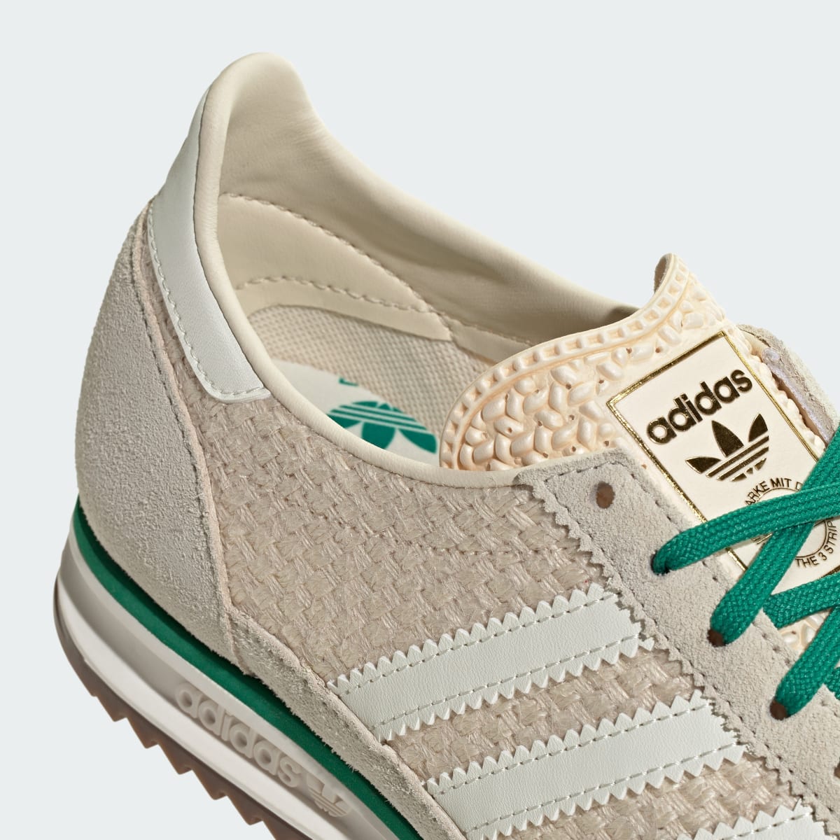 Overkicks - Adidas SL 72 OG Wonder White Off White Gum (IH9365) - detalle