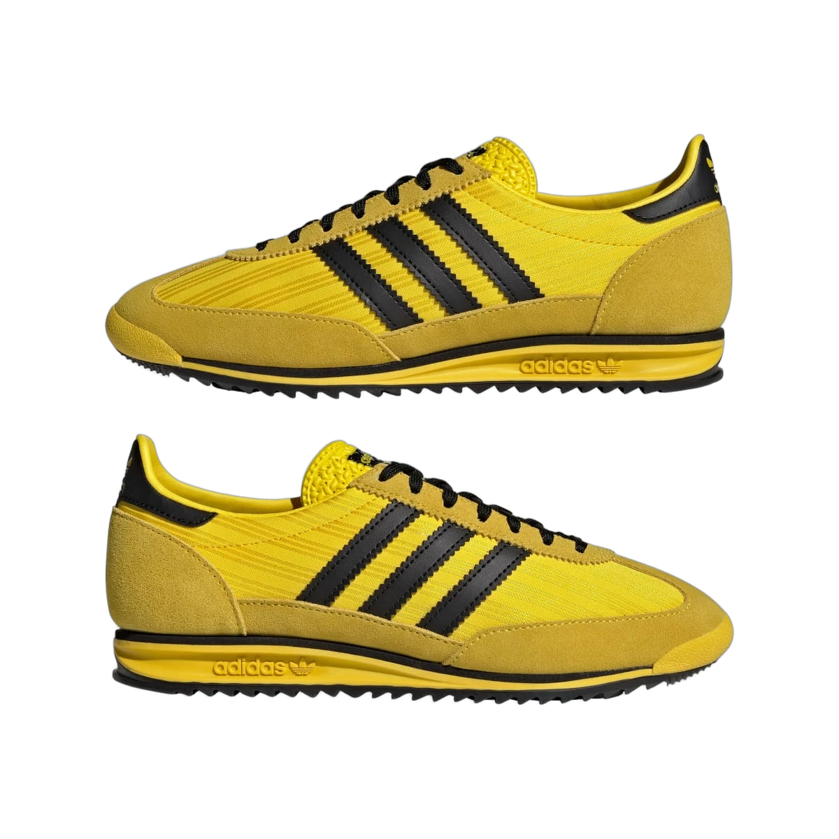Overkicks - Adidas SL 72 OG Yellow Core Black (JQ8316) - detalle lateral interior