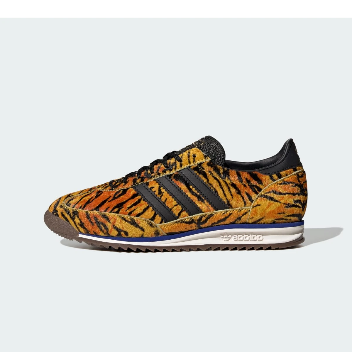 Overkicks - Adidas SL 72 OG Yellow Core Black Lucid Blue (KH8812) - vista lateral