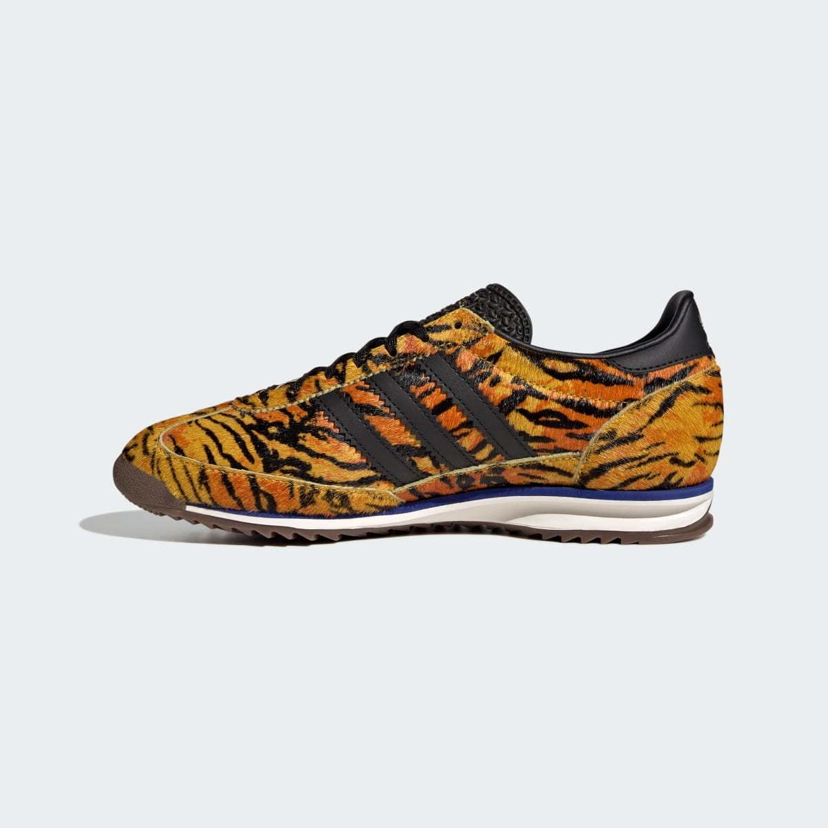 Overkicks - Adidas SL 72 OG Yellow Core Black Lucid Blue (KH8812) - detalle talón