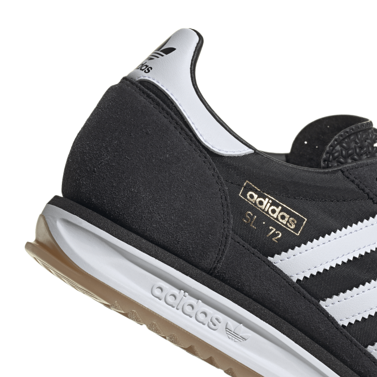 Overkicks - Adidas SL 72 RS Black White (JI1282) - detalle lateral interior