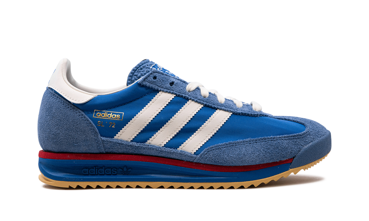 Overkicks - Adidas SL 72 RS Blue Scarlet (IG2132) - detalle talón