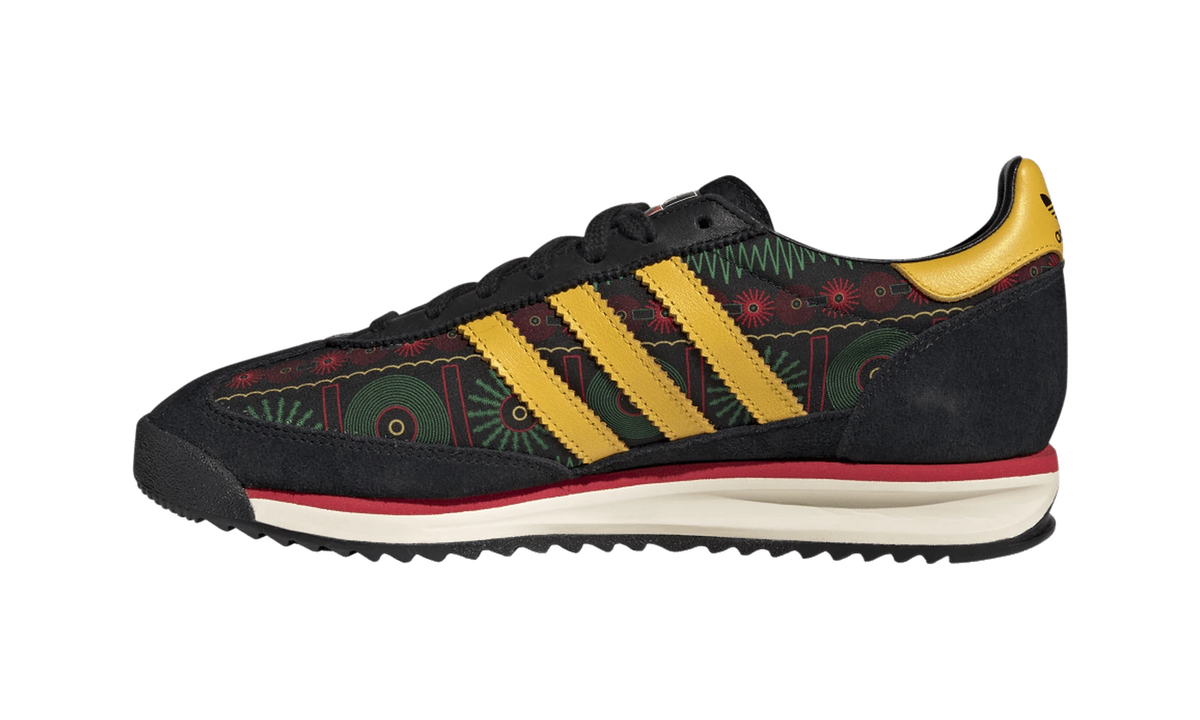 Overkicks - Adidas SL 72 RS Bob Marley Football Is Freedom (KJ4476) - detalle lateral interior