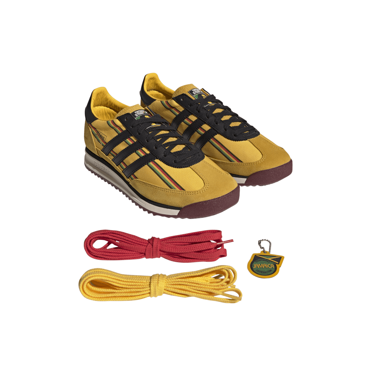 Overkicks - Adidas SL 72 RS Bob Marley Jamaica (KI8575) - par completo
