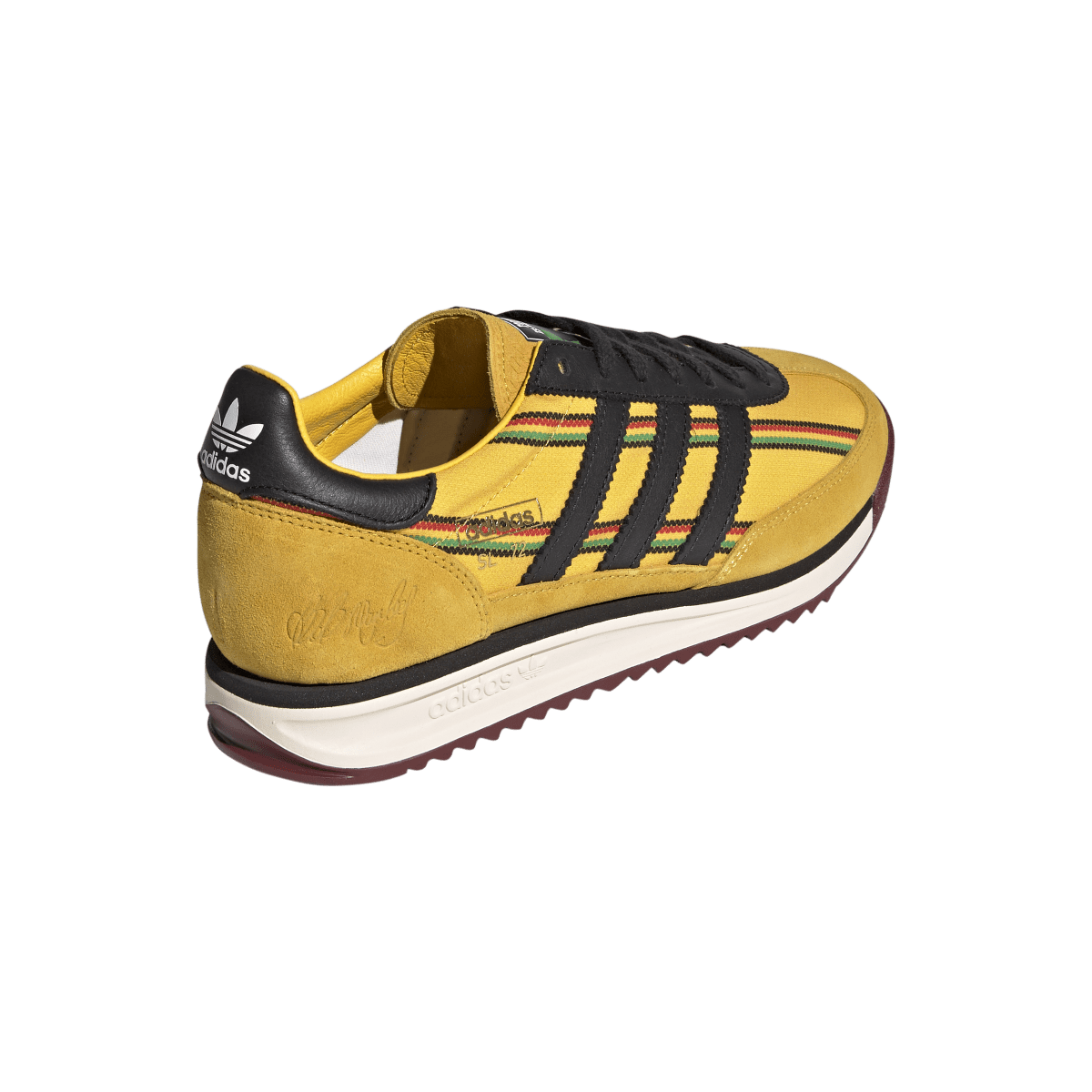 Overkicks - Adidas SL 72 RS Bob Marley Jamaica (KI8575) - detalle talón