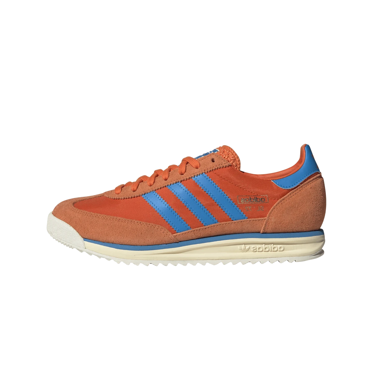 Overkicks - Adidas SL 72 RS Collegiate Orange Bright Blue (JS0748) - vista lateral