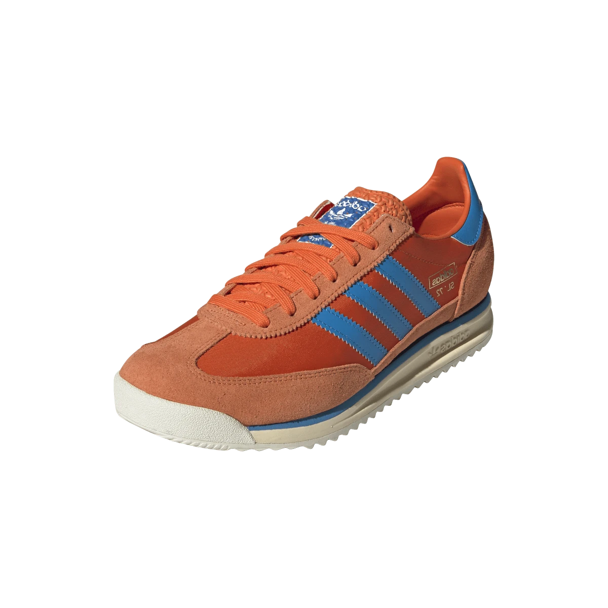 Overkicks - Adidas SL 72 RS Collegiate Orange Bright Blue (JS0748) - vista trasera