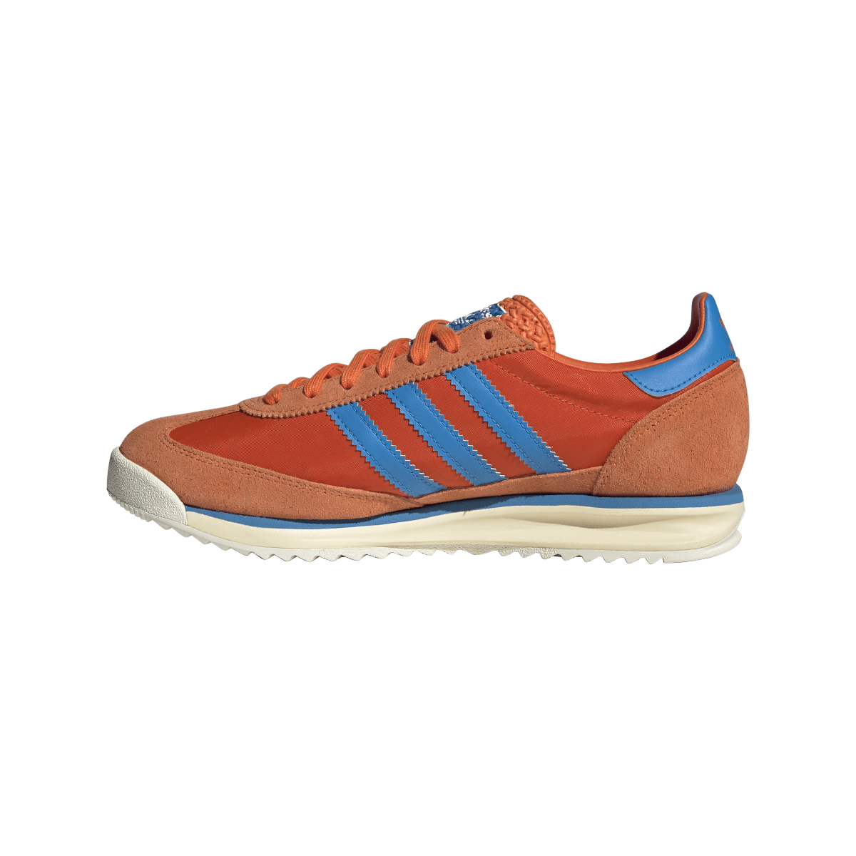 Overkicks - Adidas SL 72 RS Collegiate Orange Bright Blue (JS0748) - detalle talón