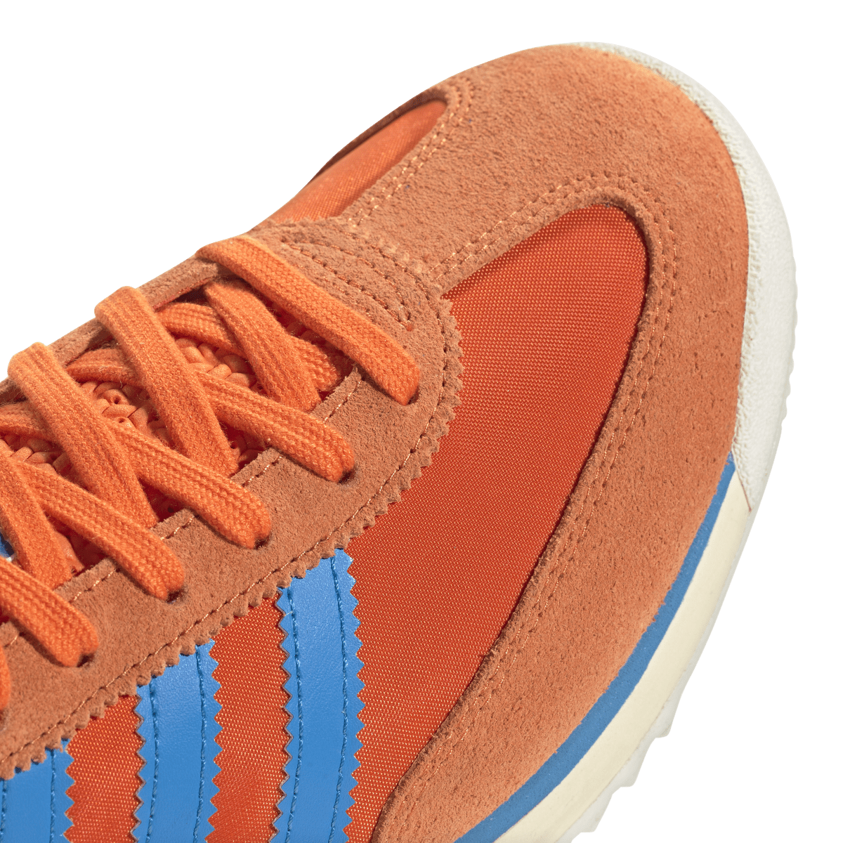 Overkicks - Adidas SL 72 RS Collegiate Orange Bright Blue (JS0748) - detalle lateral interior
