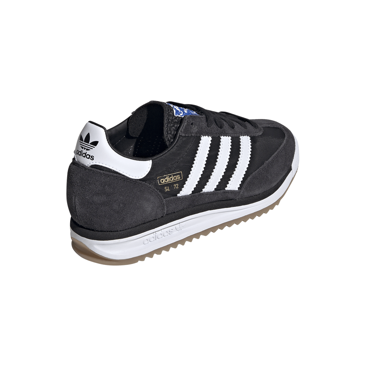 Overkicks - Adidas SL 72 RS Core Black Cloud White Blue (IH8078) - vista superior