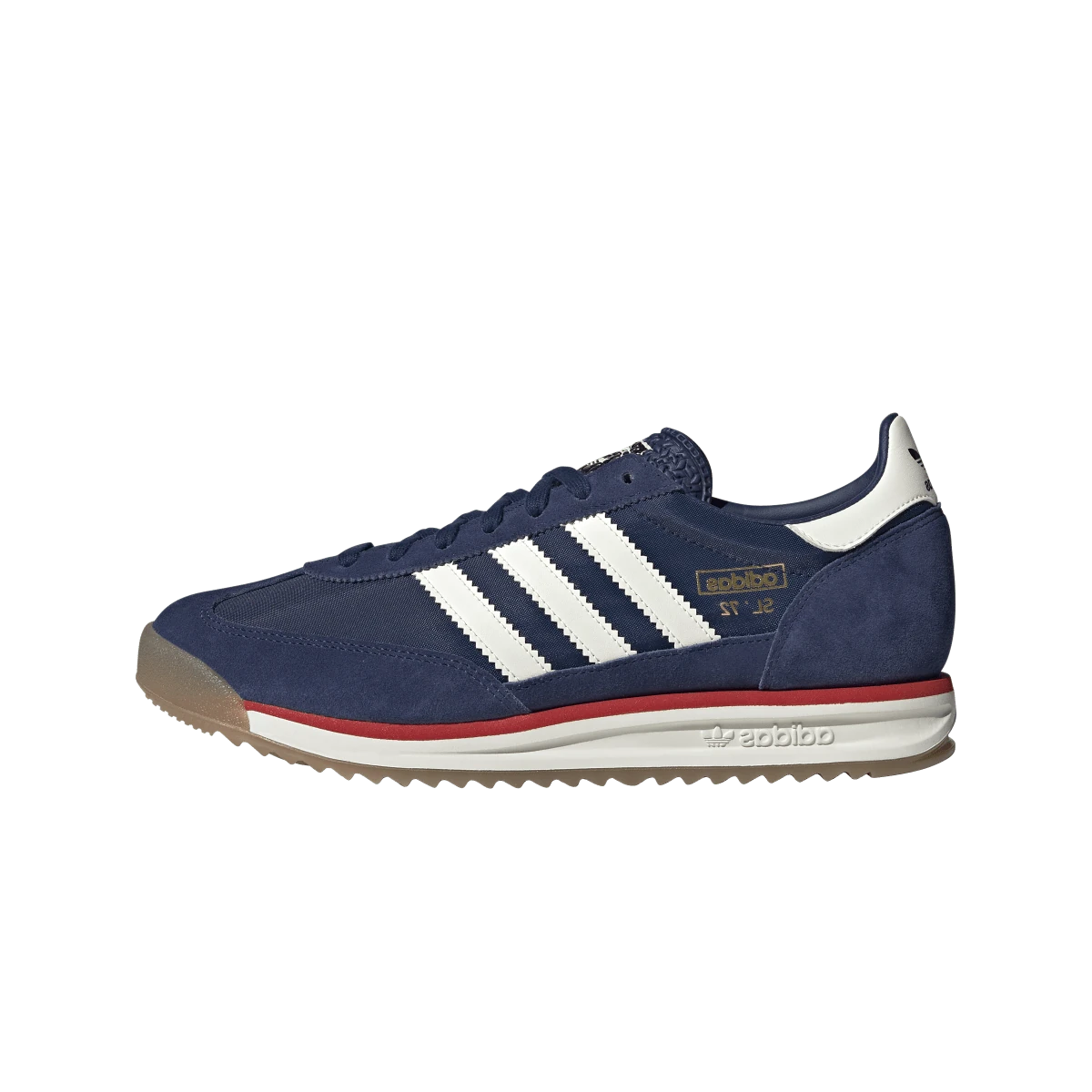 Overkicks - Adidas SL 72 RS Dark Blue Off White Red (JR8789) - vista lateral